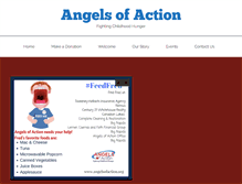 Tablet Screenshot of angelsofaction.org